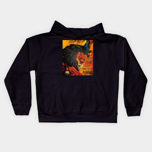 The Black Panther - Forest of Madness (Unique Art) Kids Hoodie by The Black Panther